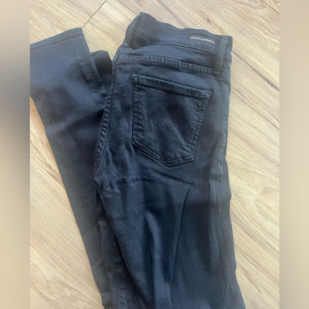Citizens of Hunanity Black Skinny Jeans